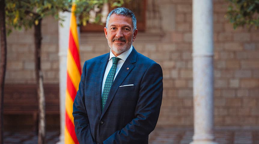 Hble. Miquel Sàmper, conseller de Empresa y Trabajo de la Generalitat de Catalunya